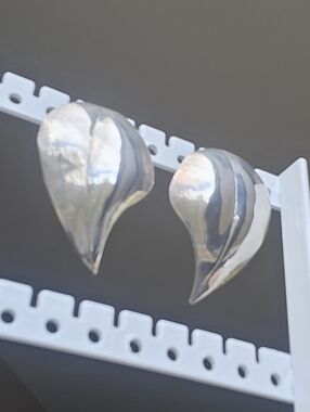 Sterling Silver Leaf  Earrings